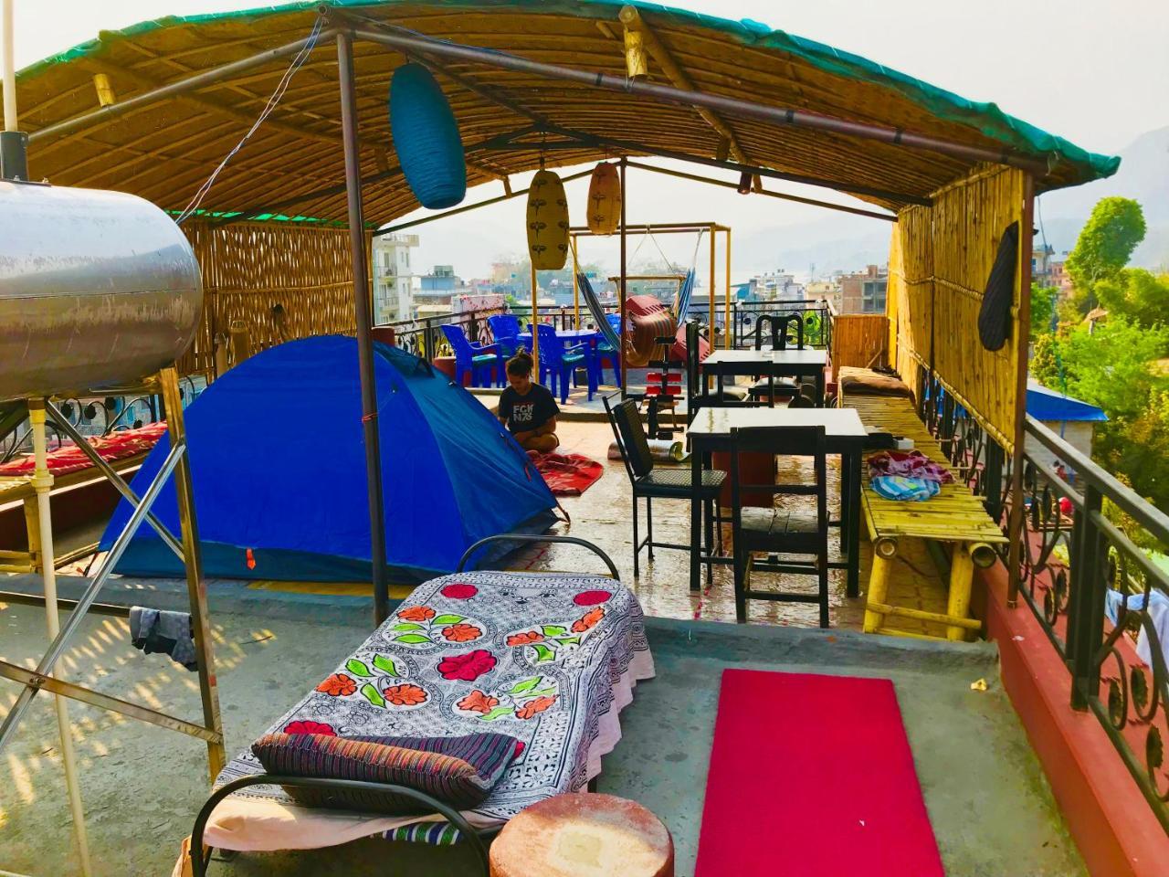 Aroma Tourist Hostel Pokhara Bagian luar foto