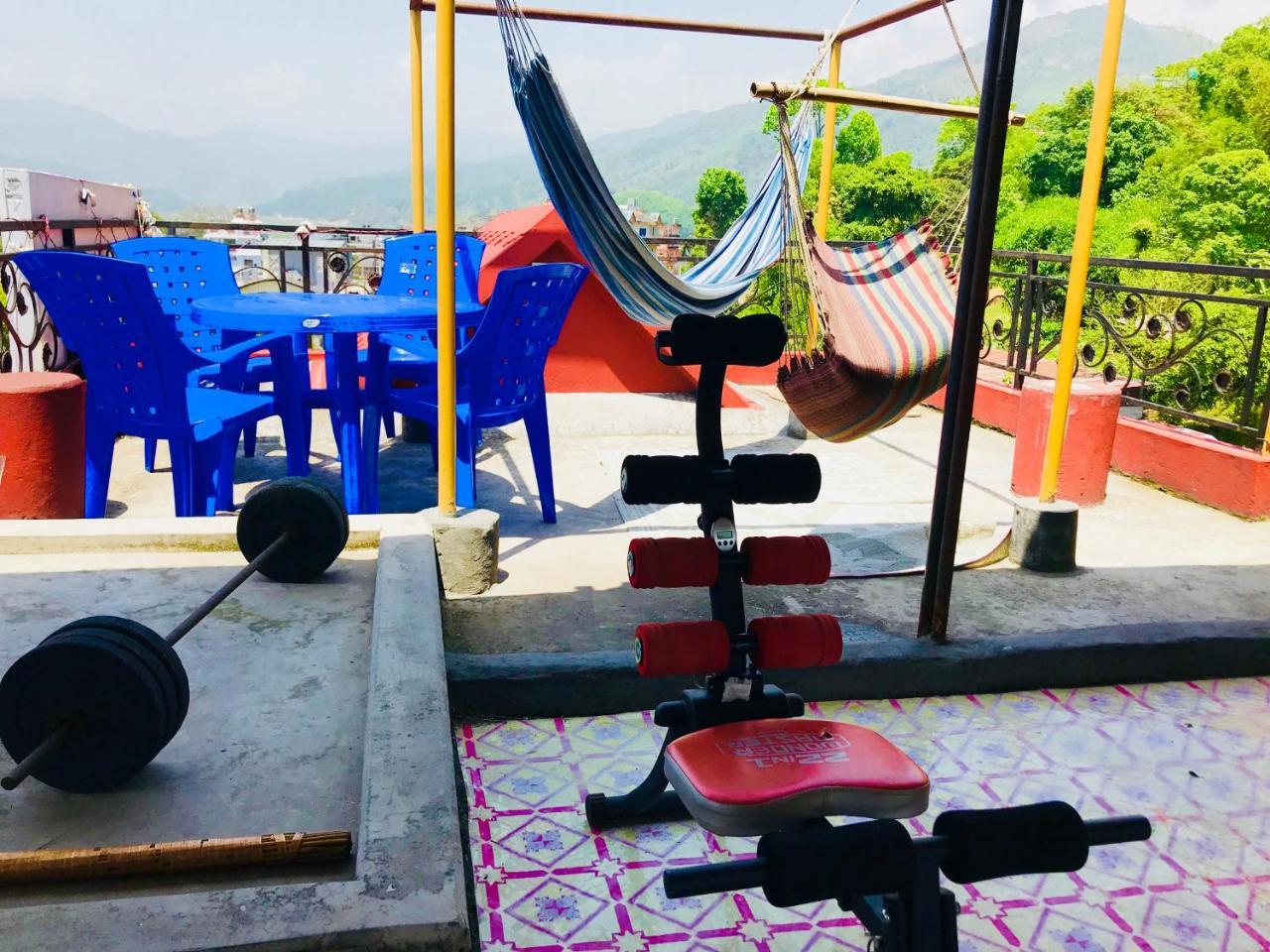 Aroma Tourist Hostel Pokhara Bagian luar foto
